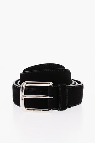 Metal Buckle CASTORO Suede Belt