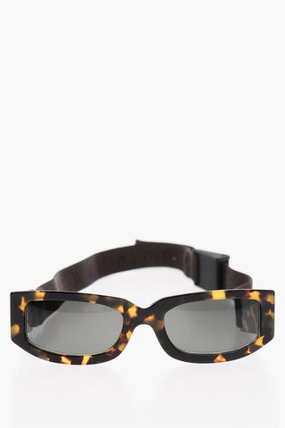 Square-shaped HAVANA Sunglasses with Logoed Adjustable Strap
