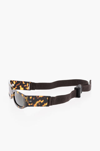 Square-shaped HAVANA Sunglasses with Logoed Adjustable Strap