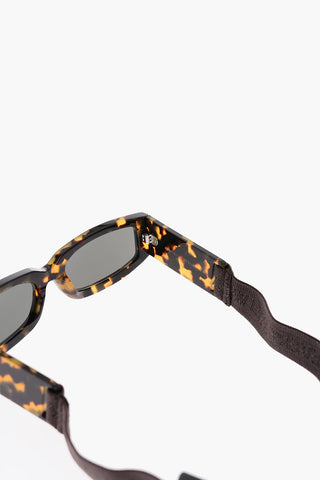 Square-shaped HAVANA Sunglasses with Logoed Adjustable Strap