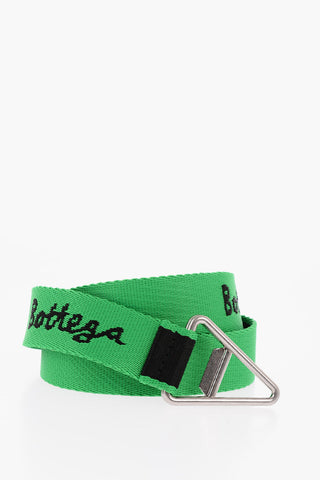 Jacquard Belt with Contrasting Logo 30mm