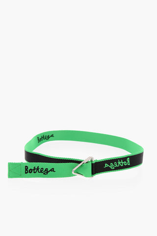 Jacquard Belt with Contrasting Logo 30mm