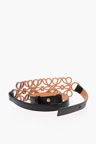 Perforated Detail ANAGRAM Leather Belt
