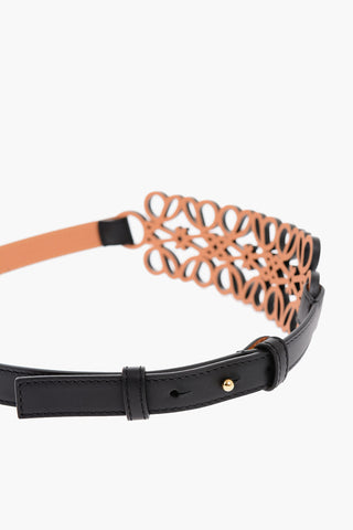 Perforated Detail ANAGRAM Leather Belt
