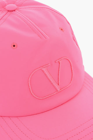 Cappello da Baseball in Nylon con Logo Ricamato