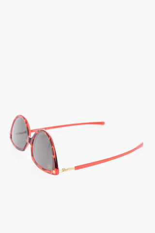 MARTIN ROSE Occhiali da Sole Reversibili SOS con Montatura Cat-eye in Motivo Giraffa