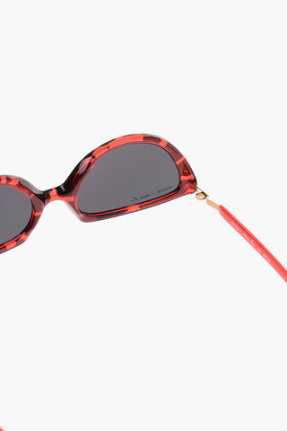 MARTIN ROSE Occhiali da Sole Reversibili SOS con Montatura Cat-eye in Motivo Giraffa