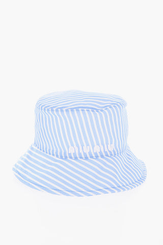 Cappelo Bucket FAILLE a Righe con Fodera in Seta