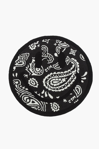 Printed Polyester PAILSLEY SMILEY Carpet