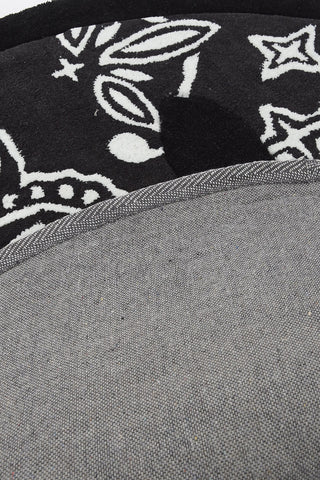 Printed Polyester PAILSLEY SMILEY Carpet