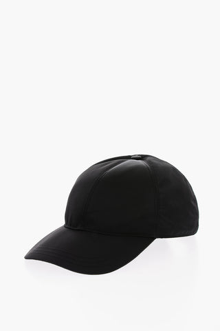 Cappello da Baseball in Re-nylon con Placca Logo Laterale