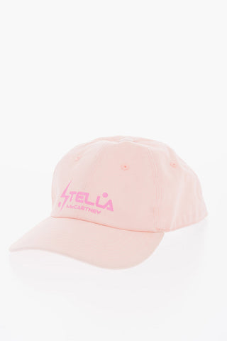 Cappello da Baseball con Stampa Logo in Lettering