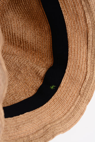 Straw CHOU CHOU Bucket Hat