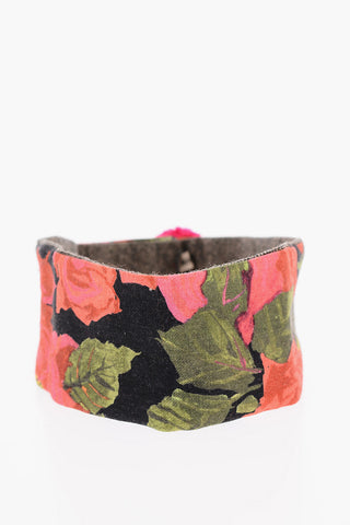 Floral Printed Bobble Heandband