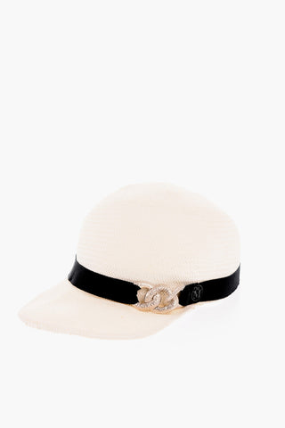 Cappello in Corda con Visiera e Catena Ornamentale