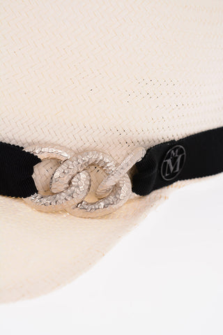 Cappello in Corda con Visiera e Catena Ornamentale