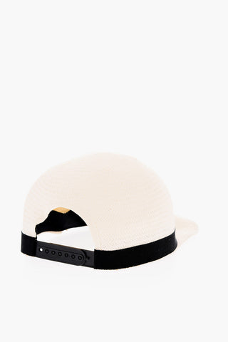 Cappello in Corda con Visiera e Catena Ornamentale