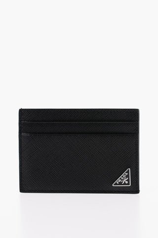 Saffiano Leather TRIANGLE Card Holder