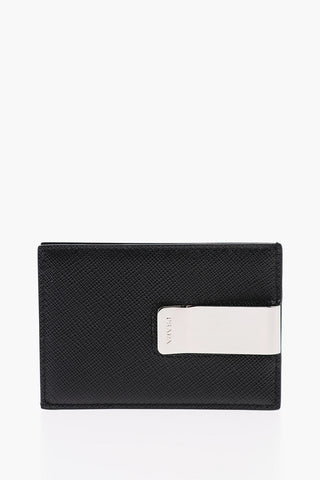 Saffiano Leather TRIANGLE Card Holder