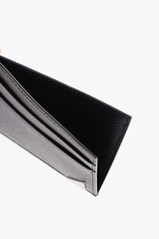 Saffiano Leather TRIANGLE Card Holder