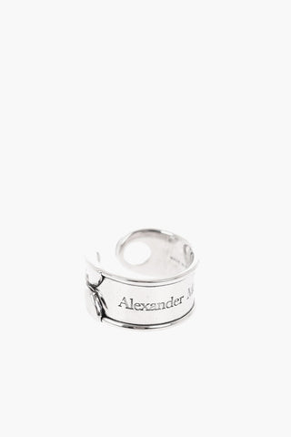 Silver SAFETY PIN Ring