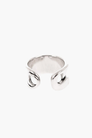 Silver SAFETY PIN Ring