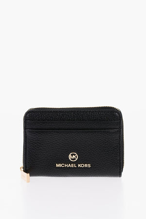 Leather JET SET CHARM Card and Coin Case