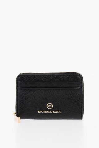 Leather JET SET CHARM Card and Coin Case