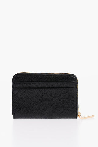 Leather JET SET CHARM Card and Coin Case