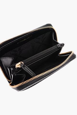 Leather JET SET CHARM Card and Coin Case