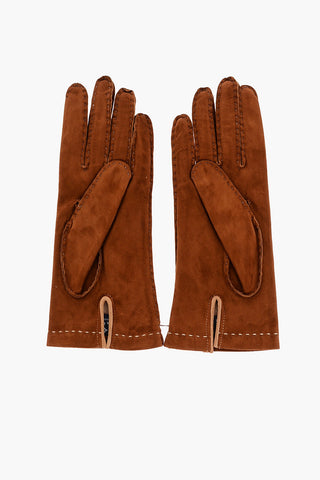 Silk Lined Suede Gloves