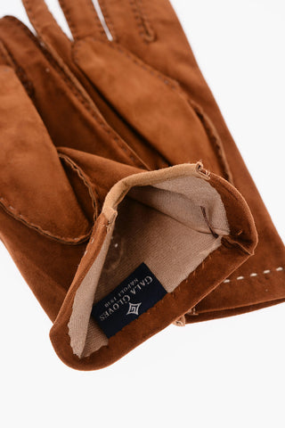 Silk Lined Suede Gloves