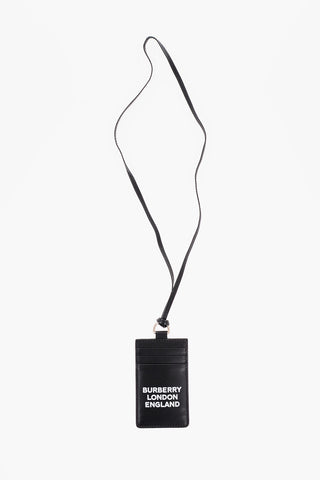 Leather Card Folder Necklace