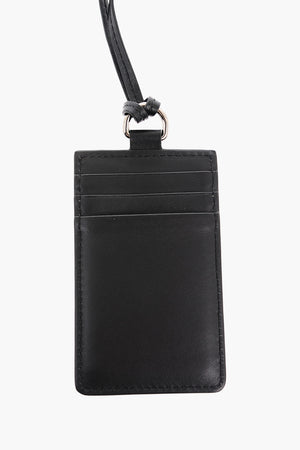 Leather Card Folder Necklace