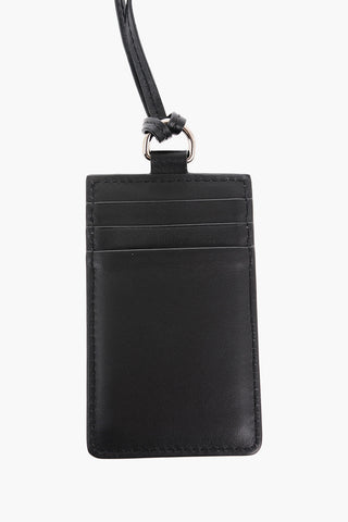 Leather Card Folder Necklace