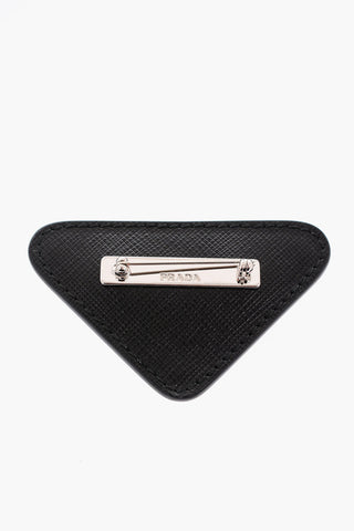 Steel and Leather PLEX Brooch