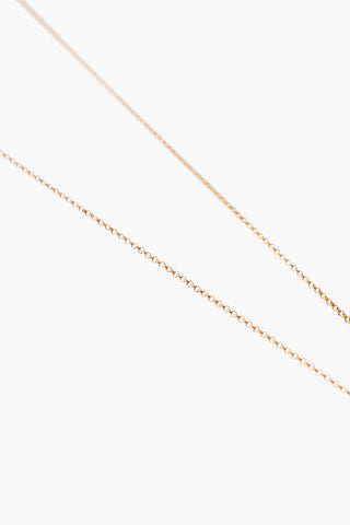 Gold-toned Silver PETAL Necklace