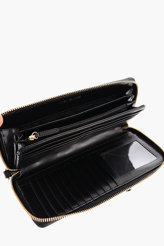 MICHAEL Textured Leather TRAVEL CONTINENTAL Wallet