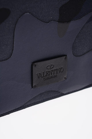 Leather and Nylon CAMOU Wrislet Pouch