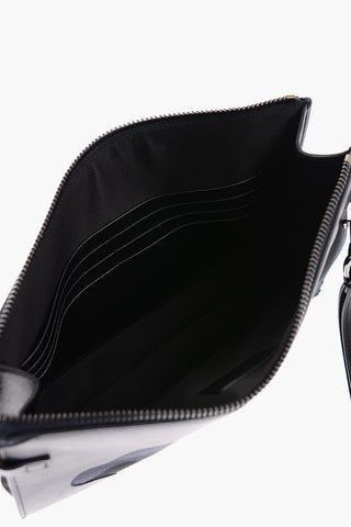 Leather and Nylon CAMOU Wrislet Pouch