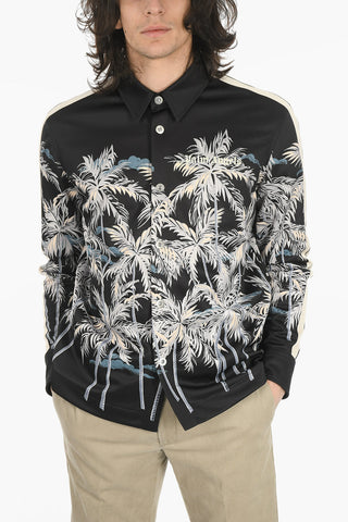 Snap Button ALLOVER PALMS Overshirt