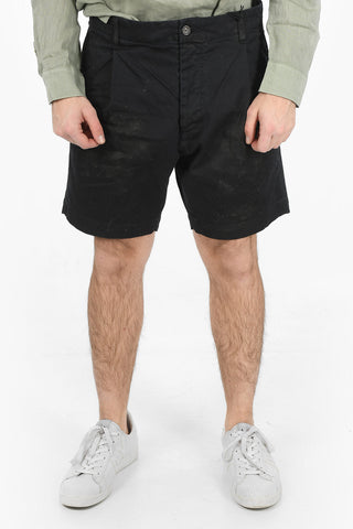 Shorts HAND ME DOWN con Dettaglio a Schizzi di Vernice