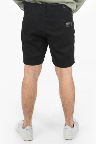 Shorts HAND ME DOWN con Dettaglio a Schizzi di Vernice
