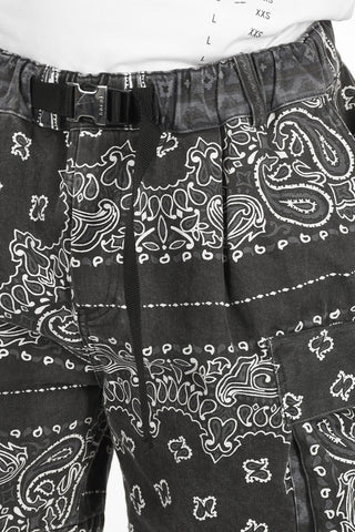 Printed Belted Shorts With Side Pockets