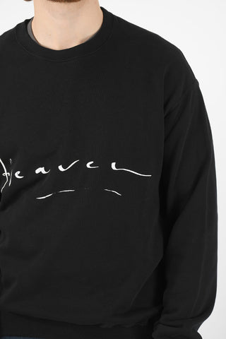 MARTEN Sweatshirt with Contrasting Lettering and Laces