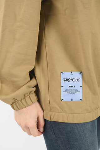 MCQ GROW UP N.9 Crew-neck Sweatshirt with Logo Patch and Embroidery