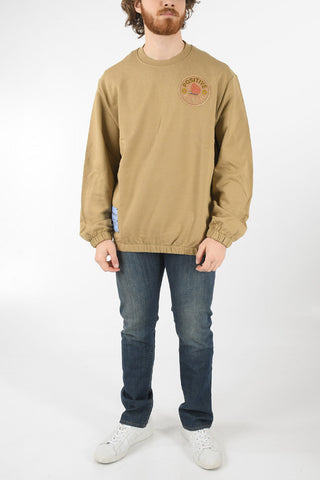MCQ GROW UP N.9 Crew-neck Sweatshirt with Logo Patch and Embroidery