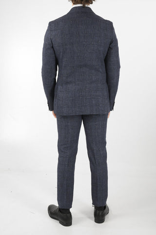 CC COLLECTION district check flax and virgin wool RETAILORED 2-button suit