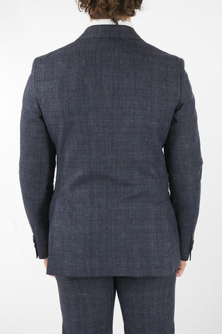 CC COLLECTION district check flax and virgin wool RETAILORED 2-button suit