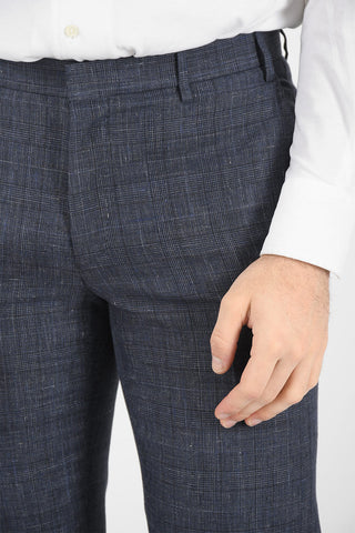 CC COLLECTION district check flax and virgin wool RETAILORED 2-button suit